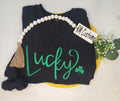 Embroidered Lucky Shamrock Pullover YOUTH