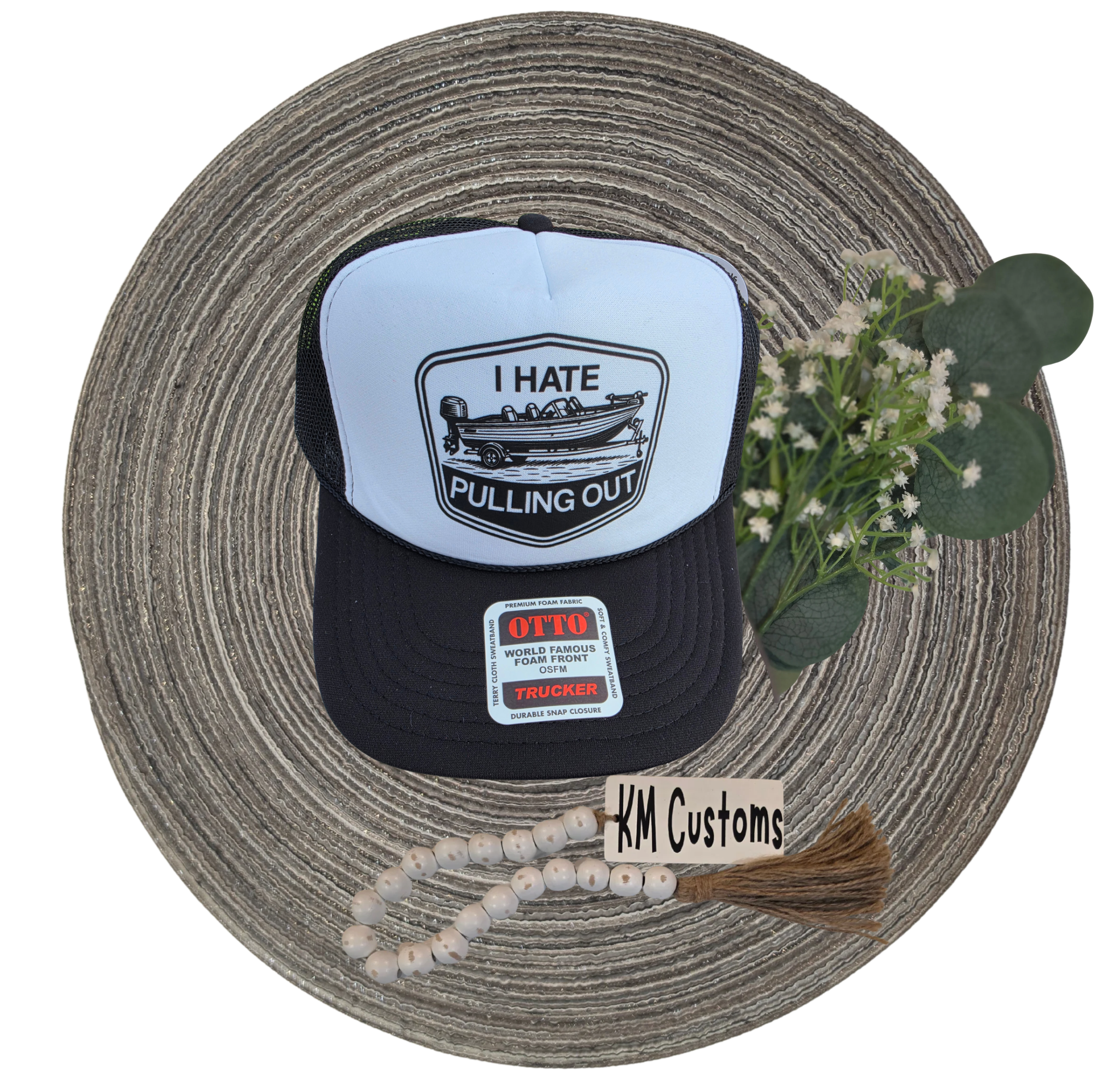 I hate pulling out foam trucker hat