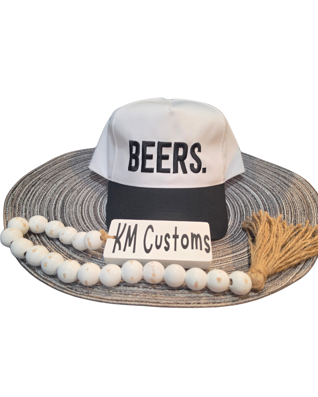 The Classic "BEERS." Statement Trucker Hat