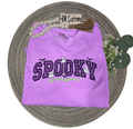 Spooky Season Glitter Embroidered Crewneck