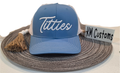 Titties Embroidered Trucker Hat – Funny Cheeky Snapback Mesh Cap