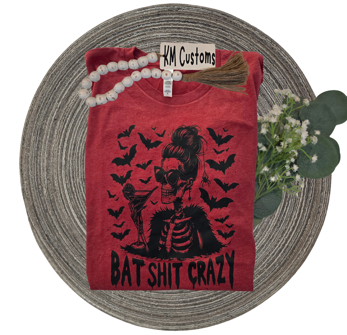 Bat Shit Crazy Skeleton Tee