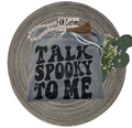 Talk Spooky To Me Retro Halloween Hoodie