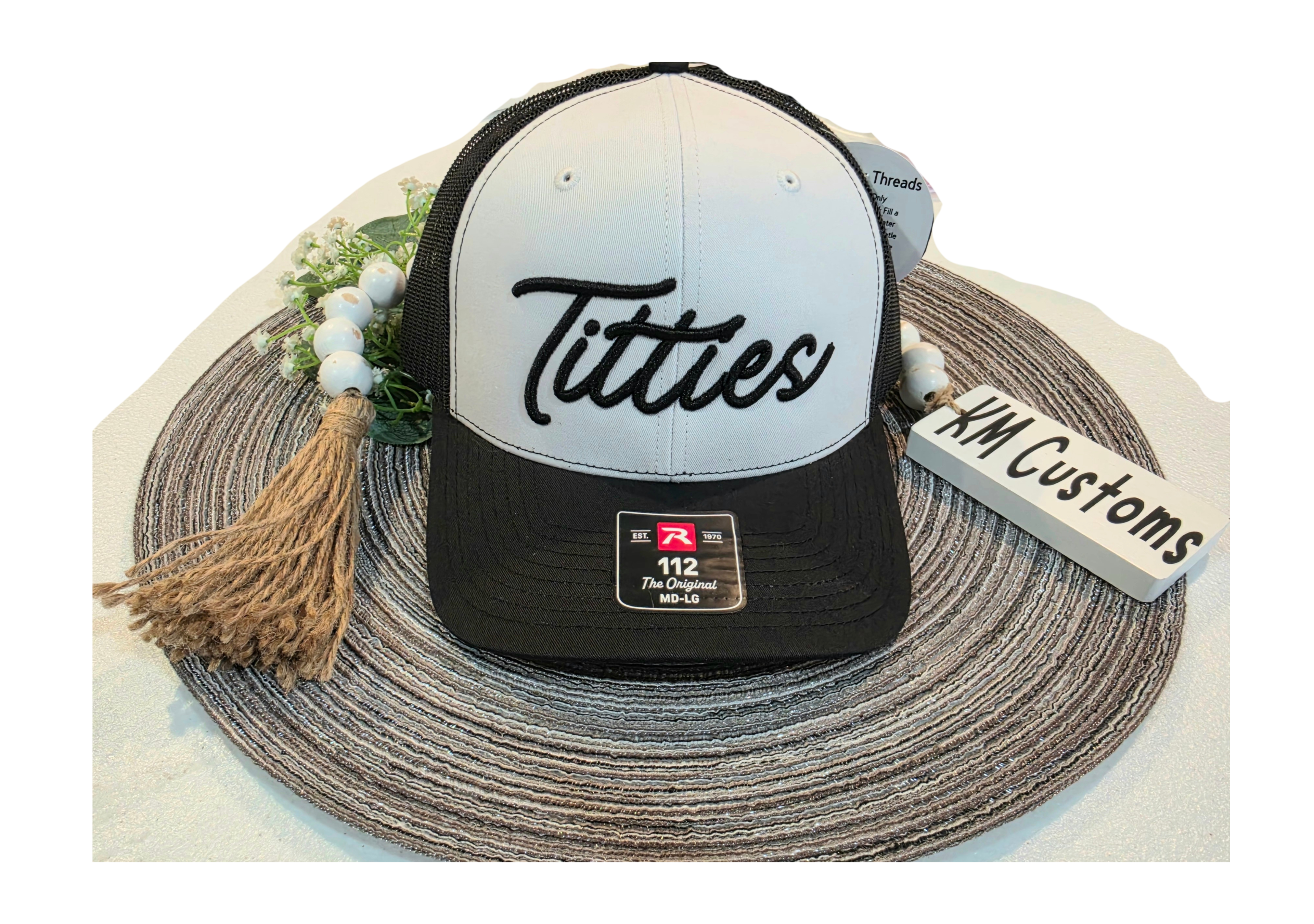 Titties Embroidered Trucker Hat