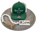 Best Dad by Par Embroidered Golf Trucker Hat