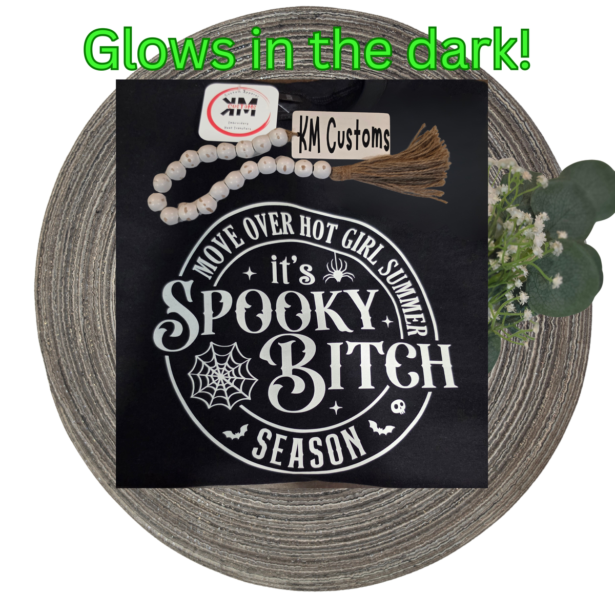 Glow-in-the-Dark "Spooky Bitch Season" Crewneck Sweatshirt