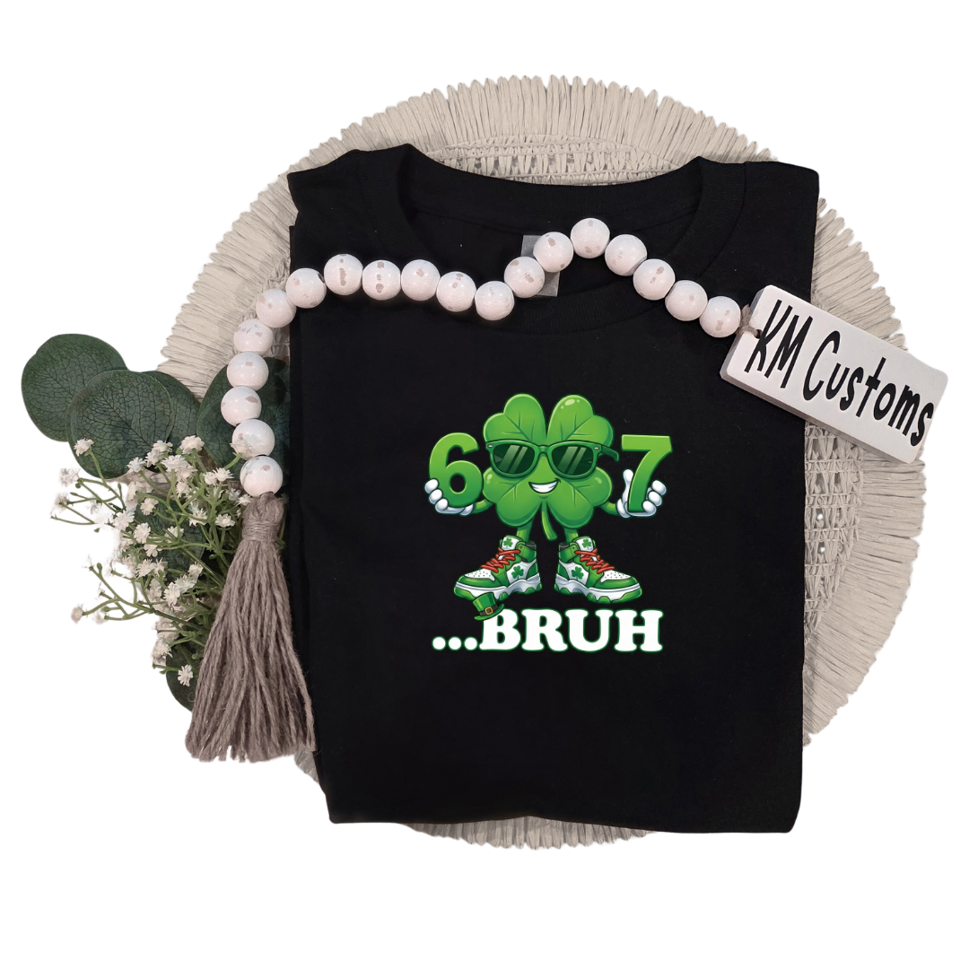Youth "6...7...BRUH" Lucky Clover Tee